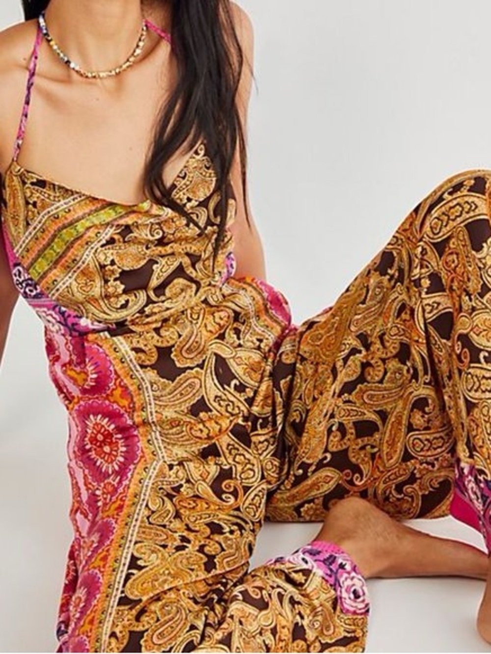 Free People Miranda Printed Jumpsuit